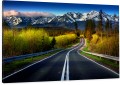 Obraz CANVAS Tatry widok z drogi do salonu sypialni na ścianę