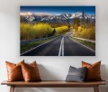 Obraz CANVAS Tatry widok z drogi do salonu sypialni na ścianę