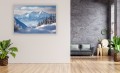 Obraz CANVAS zimowe marzenie do salonu sypialni na ścianę