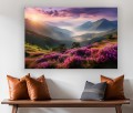 Obraz CANVAS kraina purpurowych wzgórz do salonu sypialni na ścianę