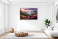 Obraz CANVAS kraina purpurowych wzgórz do salonu sypialni na ścianę