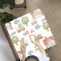 OKLEINA MEBLOWA FOLIA SAMOPRZYLEPNA dla chłopca KOPARKI, DOMKI 