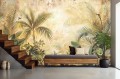 Fototapeta do salonu sypialni TROPIKALNY LAS PALMY