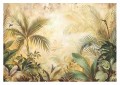 Fototapeta do salonu sypialni TROPIKALNY LAS PALMY