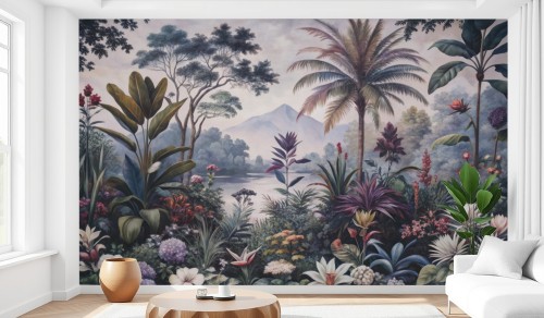 Fototapeta do salonu i sypialni krajobraz dżungla las tropikalny