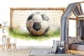 Fototapeta PIŁKARSKA dla chłopca PIŁKA W BRAMCE do pokoju