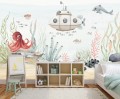 Fototapeta dla dzieci PODWODNY ŚWIAT RYBKI SKARBY OCEANU