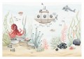 Fototapeta dla dzieci PODWODNY ŚWIAT RYBKI SKARBY OCEANU