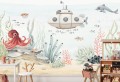 Fototapeta dla dzieci PODWODNY ŚWIAT RYBKI SKARBY OCEANU