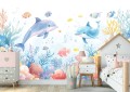 Fototapeta DO POKOJU DZIECKA PODWODNY ŚWIAT W PASTELACH 