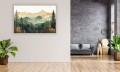 Obraz do salonu GÓRY KRAJOBRAZ LAS NATURA
