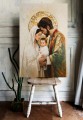 Religijny OBRAZ na płótnie ŚWIĘTA RODZINA do salonu CANVAS prezent