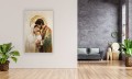 Religijny OBRAZ na płótnie ŚWIĘTA RODZINA do salonu CANVAS prezent