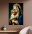 OBRAZ na płótnie Matka Boska i Dzieciątko Jezus religijny prezent