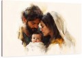 RELIGIJNY OBRAZ na płótnie do salonu ŚWIĘTA RODZINA canvas