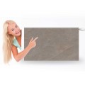 MAGNETYCZNA MATA Osłona Magnes na kaloryfer TAUPE NATURAL glamur 