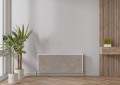 MAGNETYCZNA MATA Osłona Magnes na kaloryfer TAUPE NATURAL glamur 