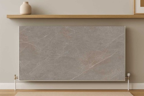 MAGNETYCZNA MATA Osłona Magnes na kaloryfer TAUPE NATURAL glamur 