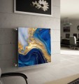 NOWOCZESNA MAGNETYCZNA Osłona na kaloryfer MAGNES Marmur Blue Lapis 