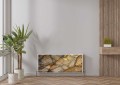 NOWOCZESNA MAGNETYCZNA Gold marble Osłona na kaloryfer NA WYMIAR