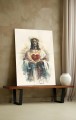 OBRAZ na płótnie Katolicki Serce Jezusa portret religijny Canvas