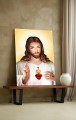 OBRAZ Religijny Najświętsze Serce Pana Jezusa IKONA CANVAS NA PŁÓTNIE