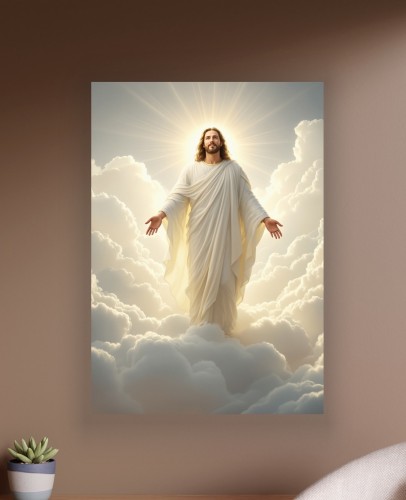 OBRAZ Jezus Chrystus Wniebowstąpienie canvas na płótnie Religijny