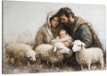 OBRAZ do salonu religijny na płótnie ŚWIĘTA RODZINA Holy Family CANVAS