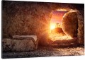  OBRAZ religijny na płótnie GRÓB JEZUSA CHRYSTUSA ZMARTWYCHWSTANIE