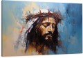 Obraz Jezus Chrystus w koronie cierniowej RELIGIJNY na płótnie