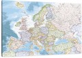 DUŻY OBRAZ Polityczna Mapa Europy canvas ścienny DO BIURA SALONU 