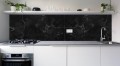 Samoprzylepny panel panele PCV na ścianę czarny marmur marble black