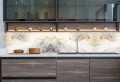 Samoprzylepny panel panele PCV na ścianę Elegancki JASNY marmur
