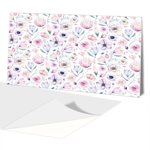 PANELE PCV SAMOPRZYLEPNE NA SCIANĘ Wzór Kwiaty Delikatne KWIATY Floral 