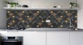 Samoprzylepny panel panele PCV na ścianę GLAMOUR elegancka geometria