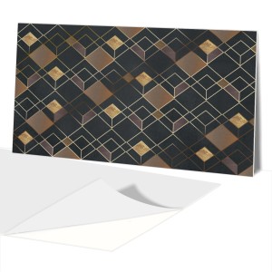 Samoprzylepny panel panele PCV na ścianę GLAMOUR elegancka geometria