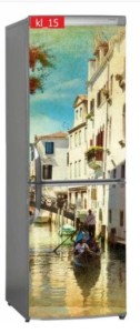 Naklejka, Okleina Laminowana na Lodówkę Wenecja Kanał