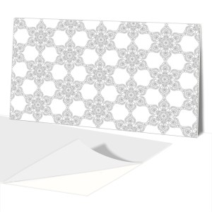 PANELE PCV SAMOPRZYLEPNE NA SCIANĘ Wzór Arabski Wzór Szary Orient 