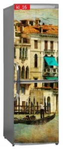 Naklejka, Okleina Laminowana na Lodówkę Wenecja Gondola