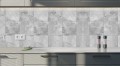 PANELE PCV SAMOPRZYLEPNE NA SCIANĘ Wzór Betonowy Patchwork 