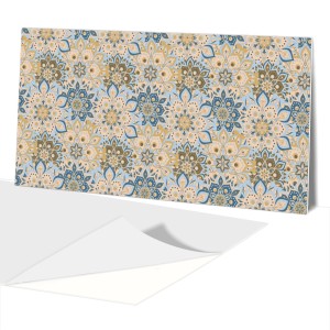 PANELE PCV SAMOPRZYLEPNE NA SCIANĘ mandala z kwiaty Marokański klimat