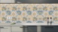 PANELE PCV SAMOPRZYLEPNE NA SCIANĘ mandala z kwiaty Marokański klimat