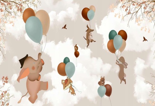 Fototapeta dla dzieci balony baloniki fsd147.jpg