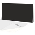 Samoprzylepny panel panele PCV na ścianę jasny elegancki gładki czarny