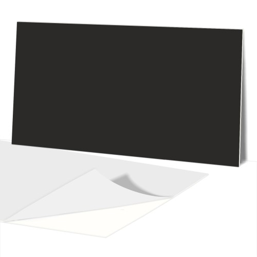 Samoprzylepny panel panele PCV na ścianę jasny elegancki gładki czarny