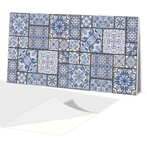 PANELE PCV SAMOPRZYLEPNE NA SCIANĘ patchwork kafelki kwiaty