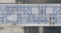 PANELE PCV SAMOPRZYLEPNE NA SCIANĘ patchwork kafelki kwiaty