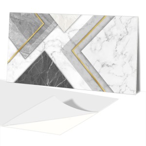 NOWOCZENY PANEL PCV SAMOPRZYLEPNY elegancki kamień złoto biały marmur