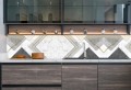 NOWOCZENY PANEL PCV SAMOPRZYLEPNY elegancki kamień złoto biały marmur