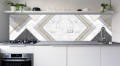 NOWOCZENY PANEL PCV SAMOPRZYLEPNY elegancki kamień złoto biały marmur